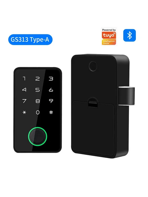 LUCKING DOOR Электронный дверной замок GS313-a-TUYA, черный