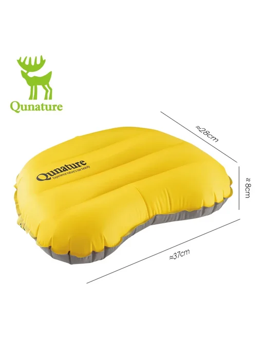 Надувная подушка для кемпинга Qunature, Rock gray, 70g, 70 г, фото 2