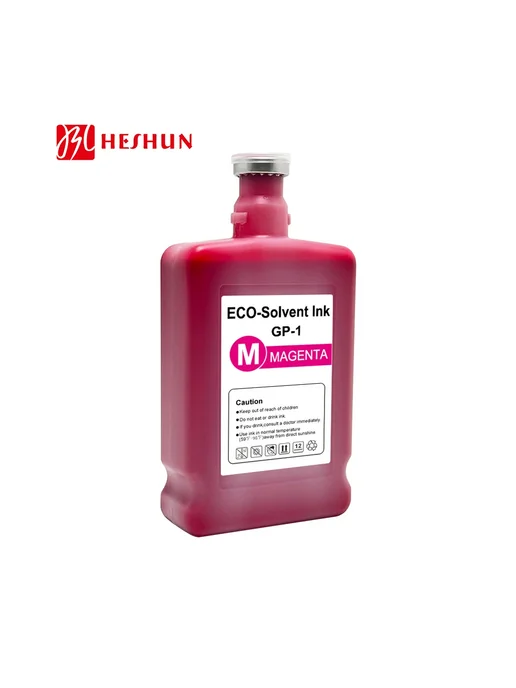 HESHUN Чернила Экосольвент Magenta, 1000 мл, Розовый, 1 л, фото 4