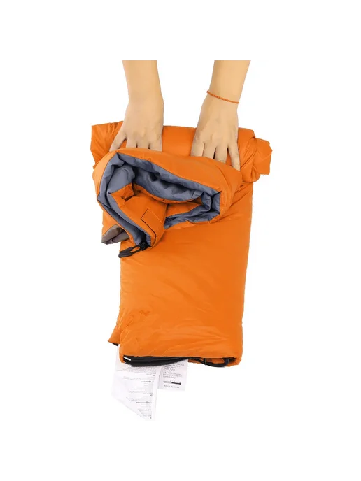 Нет бренда Спальный мешок LIXADA хлопковый Orange, оранжевый, фото 4