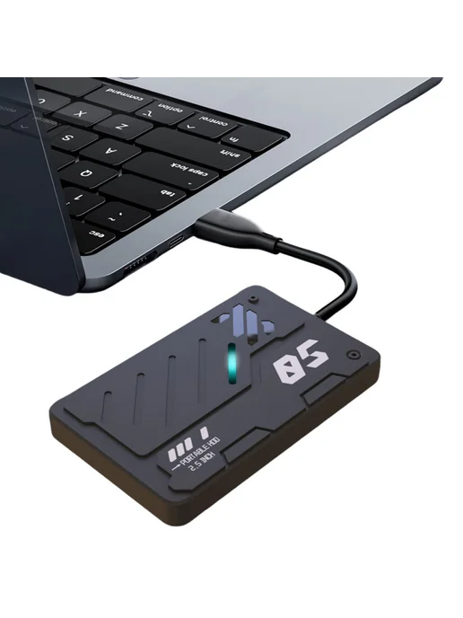 750ГГ портативный HDD Type-C RGB Mecha стиль 2,5" для ПК, вариант, фото 7