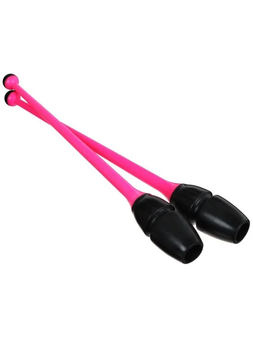 RGB (Russian Gymnastics Brand) Булавы для художественной гимнастики черные и розовые, черный, фото 7