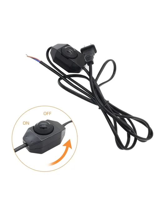 Нет бренда Диммер JOYINLED 1,8 м Черный Белый 10 Pcs Black, EU Plug dim, 1,8 м, 10 шт, фото 3