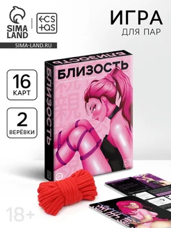 ECSTAS Настольная игра для двоих "Шибари" 18+ эротик