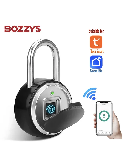Нет бренда Электронный дверной замок BOZZYS Tuya из цинкового сплава с, синий