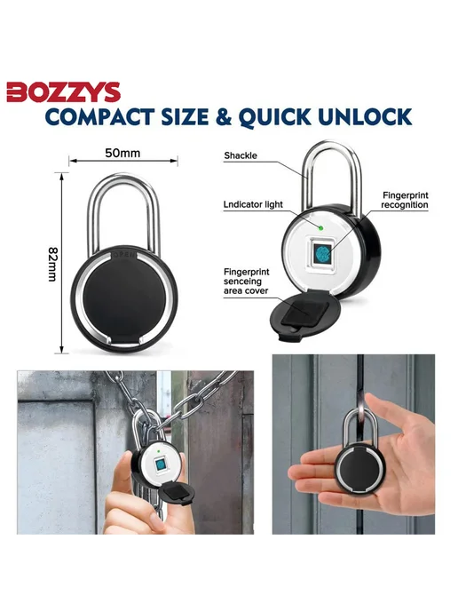 Нет бренда Электронный дверной замок BOZZYS Tuya из цинкового сплава с, синий, фото 6