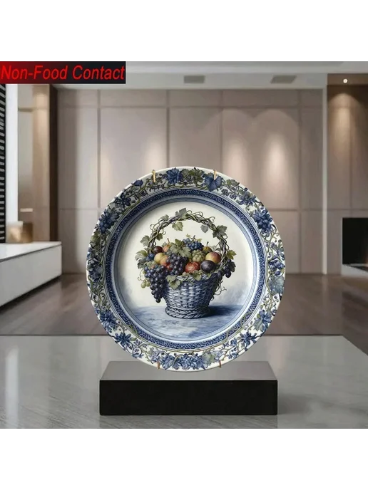 Нет бренда Керамическая декоративная тарелка 2D для Рождества, вариант, фото 5