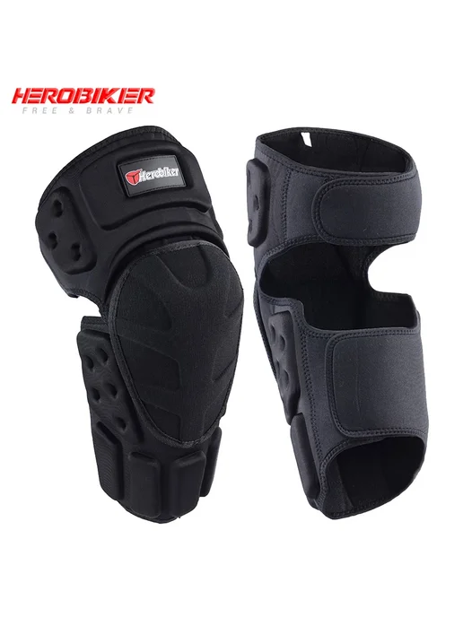 HEROBIKER Наколенники Для Мотокросса, Черные, Защитное Снаря, черный