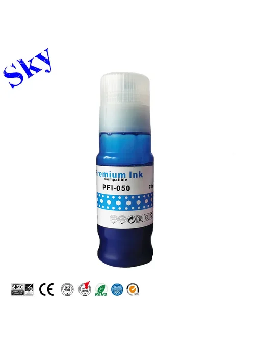 CHAMP SKY Чернила PFI-050 Premium Ink для Canon Magenta, голубой, фото 2