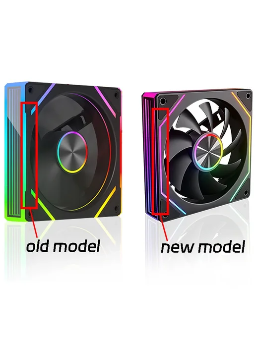 Нет бренда Вентилятор PRISM 8PRO A-RGB Black Reverse 3PCS, 5 шт, фото 7
