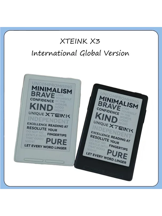 XTEINK Электронная книга X3 3.7 дюйма 16 ГБ X3 black Global, 16 ГБ, фото 2