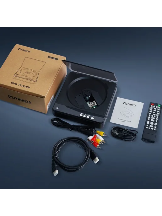 Gliymeus Портативный DVD-плеер DVP-3G, 3 г