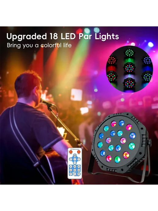 Нет бренда RGB USB Сценические светильники 1PCS, 1 шт, фото 3