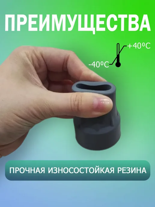 Наконечники для костылей насадка на трость и ходунки, вариант, фото 3