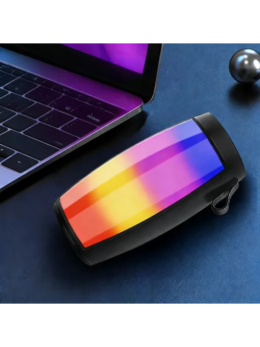 Цветной BT Bluetooth колонка с LED для караоке и отдыха, вариант, фото 7