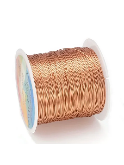 moonrise Медная проволока для бисероплетения, Red Copper, 28 26 24 ка, красный