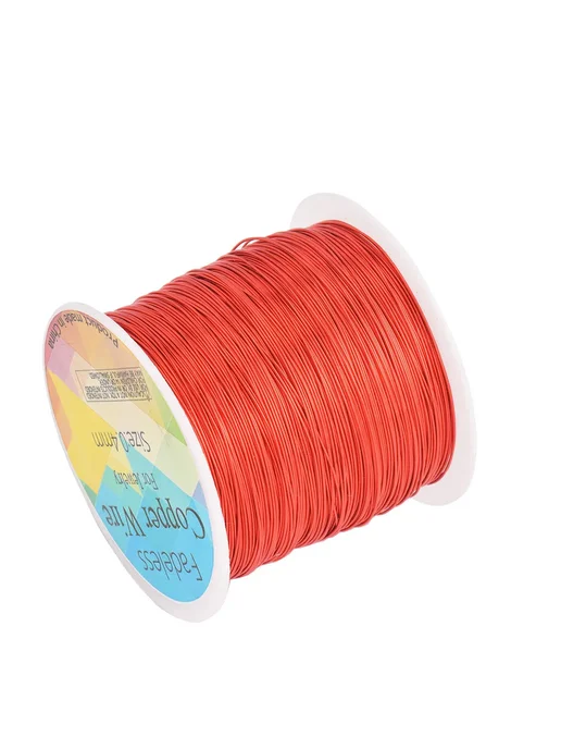 moonrise Медная проволока 26 Gauge (0.4 мм), 100 м, красная, 100 м