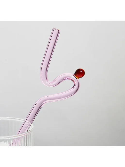 Floriddle Decor Стеклянные соломинки 1pc twsit straw, вариант, фото 6
