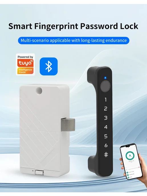 LUCKING DOOR Электронный замок LD833-TUYA, вариант