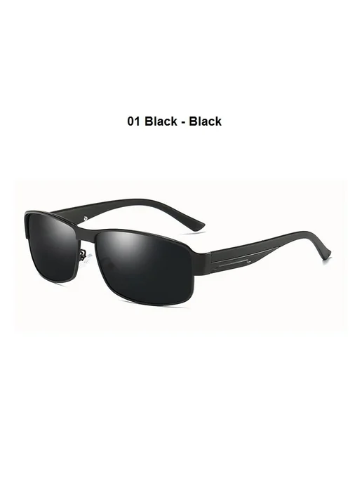 Wsz Мужские солнцезащитные очки черные 01 Black - Black, черный
