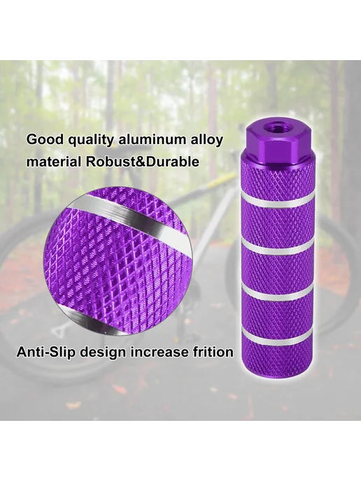 X Autohaux педали для BMX из алюминиевого сплава Purple, фиолетовый, фото 5
