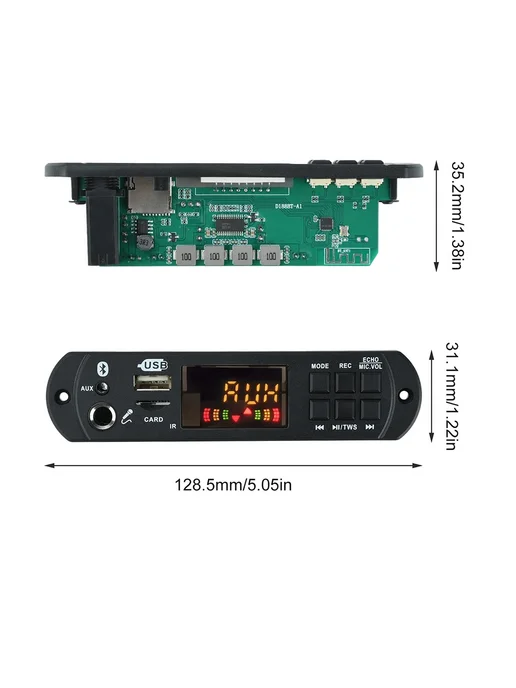 Diymore Модуль декодирования MP3 Bluetooth 5.3 D189BT B, Декодер Цвет A, фото 5