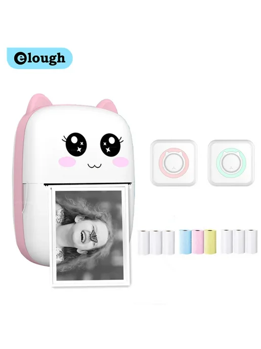 ELOUGH Термопринтер Белый, BG 9Roll Multi Paper, белый, фото 2