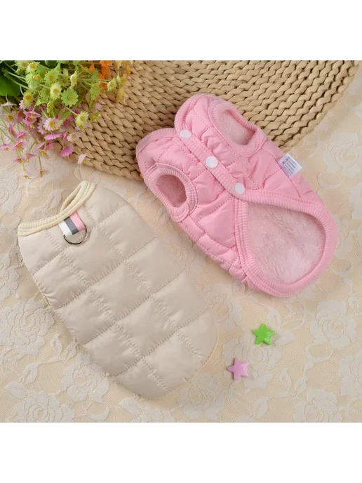 CDDMPET Зимняя куртка из полиэстера для собак XS S M L XL XX, красный, фото 6