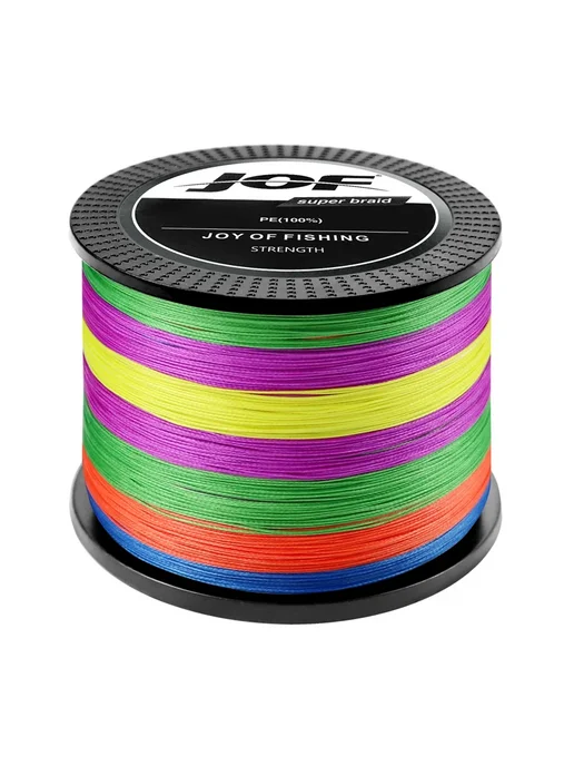 jof рыболовная леска плетеная Multicolor 300M-x4-8.0-82LB, вариант