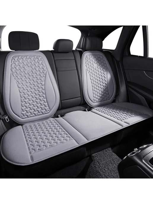 Karcle 3D дышащие чехлы на автомобильные сиденья Grey Front Seatx2, серый, фото 3