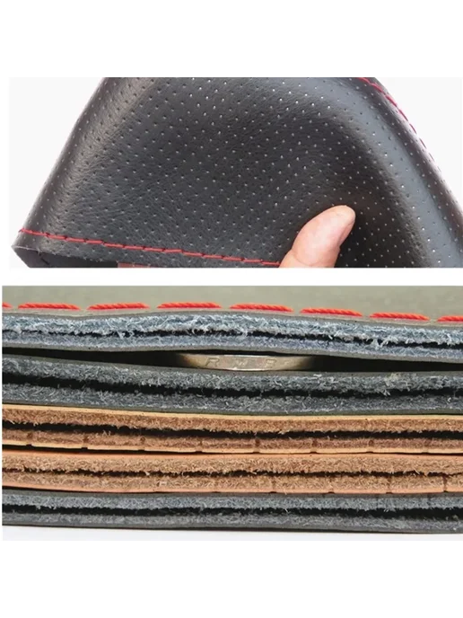 Черный чехол на руль 45 см, оплетка DIY, черный, фото 5