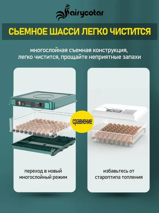 Мини-инкубатор яиц автоматический, вместимость 15 яиц, вариант, фото 7