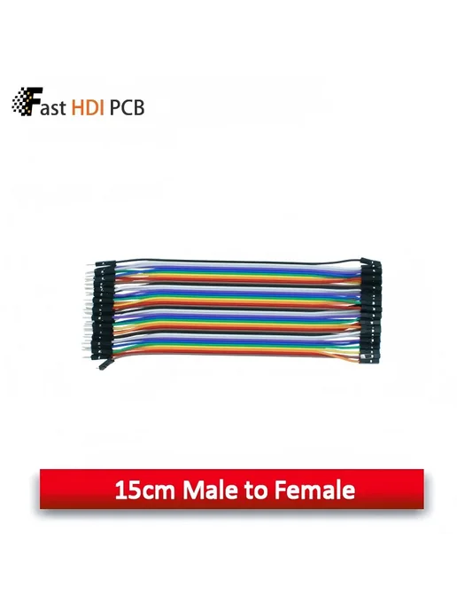 FAST HDI PCB Перемычки Dupont Arduino Raspberry Male to Female 15cm, вариант