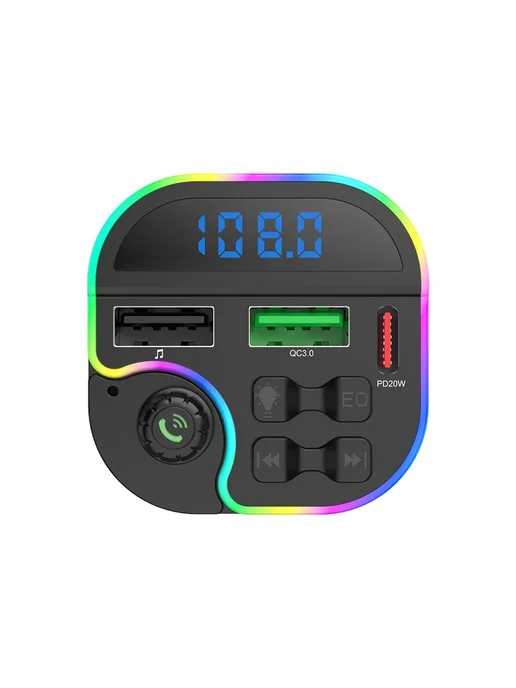 Автомобильный Bluetooth FM-трансмиттер с USB, вариант, фото 5