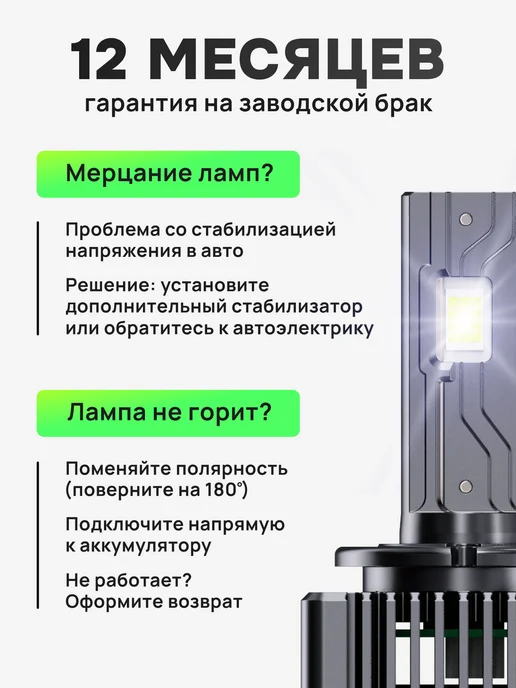 ZMB Светодиодные лампы D3S D3R LED автомобильные, вариант, фото 6