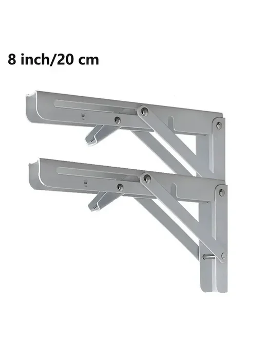 LETIITTGOO Угловой кронштейн 8 inch, белый, белый