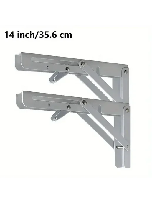 LETIITTGOO металлический угловой кронштейн 14inch stainless, 2 шт, из стали