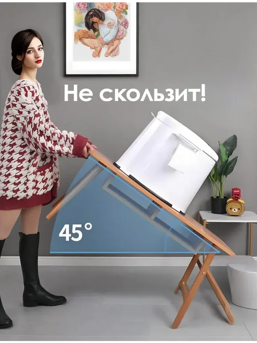 Биотуалет для дачи Compact WC, бежевый, фото 3