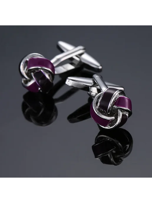 XKZM auspicious Мужские запонки золотистого цвета, knot, золотой, фото 3