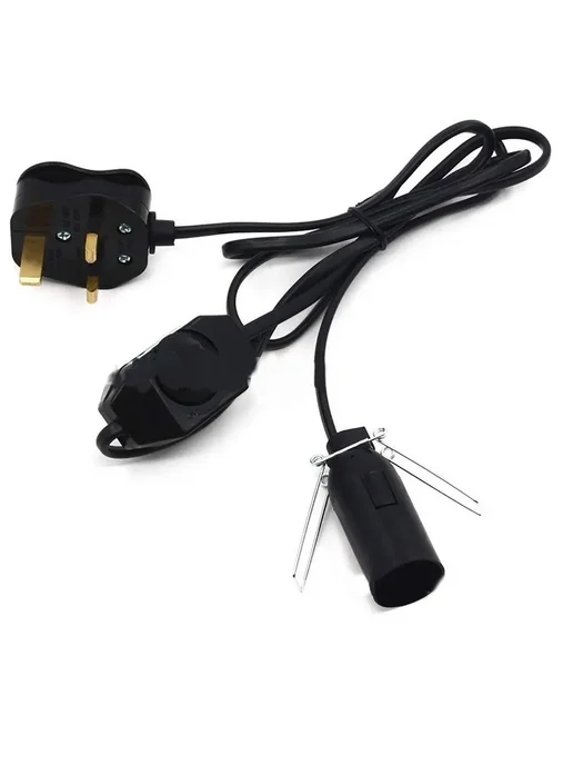 Нет бренда Основание для лампы с диммером, US plug, черный, черный