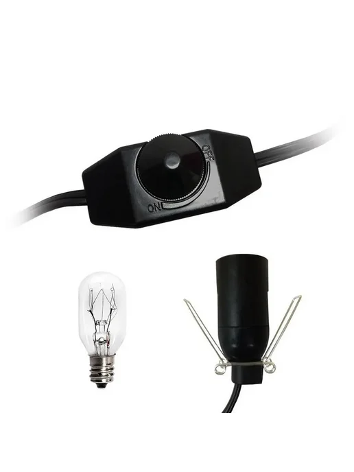 Нет бренда Основание для лампы с диммером, US plug, черный, черный, фото 6