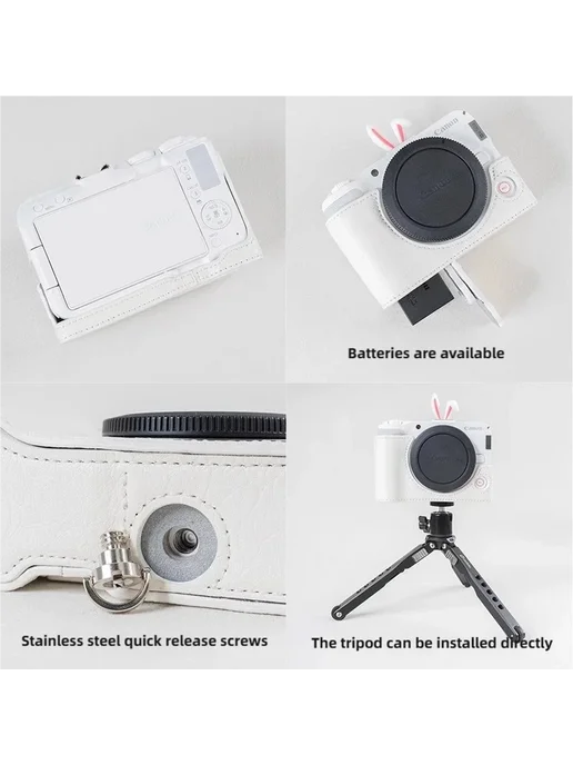 Нет бренда Сумка Canon r50v white set1, белый, фото 4