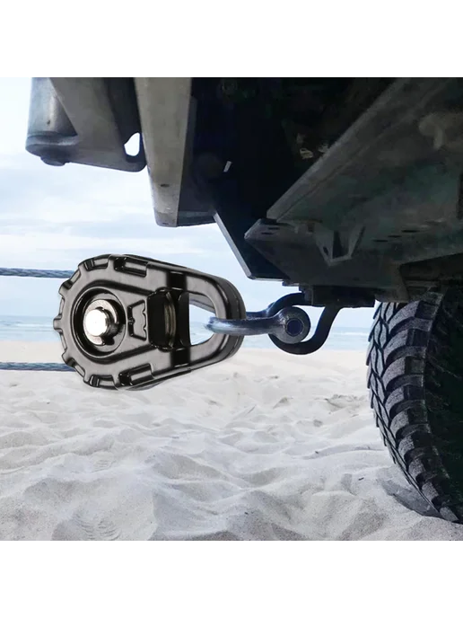 Черный трос для лебедки, крюк, для RC Crawler Axial, черный, фото 2