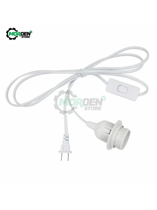 Ligghig Черный кабель для лампы E27 с выключателем, 1.8 м, EU Plug, 1,8 м, фото 6