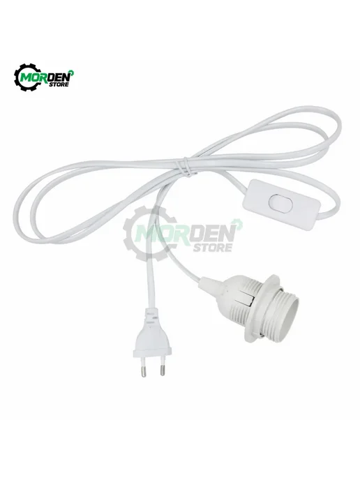 Ligghig Черный кабель для лампы с выключателем E27, 1.8 м, US Plug, 1,8 м, фото 7