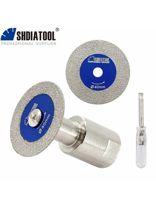 SHDIATOOL Диск алмазный 50 мм для резки стекла, 1 blade and flange, фото 3