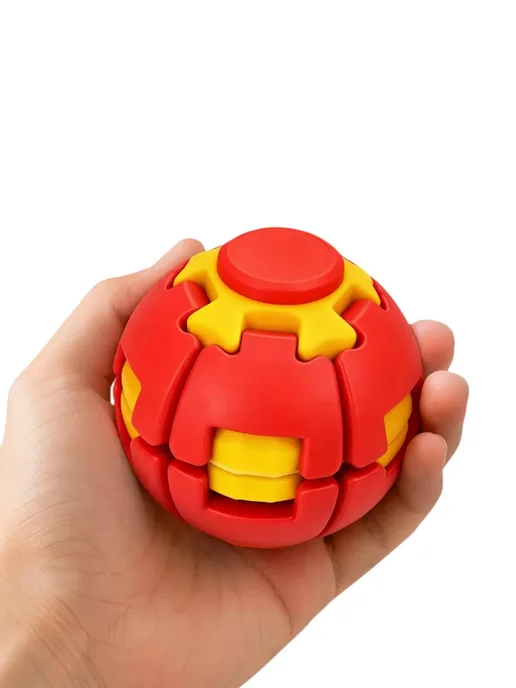 Игрушка антистресс 3D шар, красный, фото 7