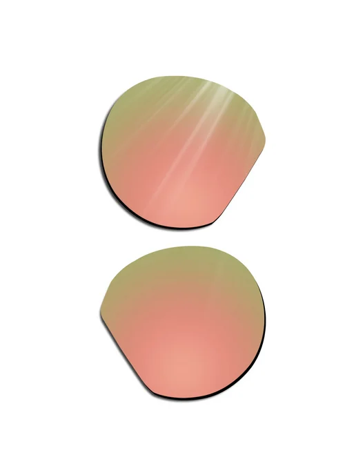 Beeyspecslab Поляризованные линзы Rose Gold для Oakley HSTN Asian Fit, золотой