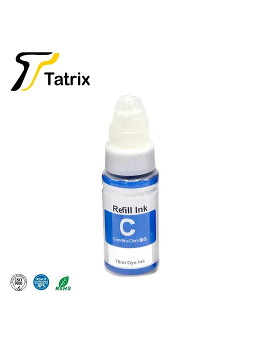Tatrix International Чернила Tatrix GI-490 GI490 GI 490 премиум-класса, совместим, черный