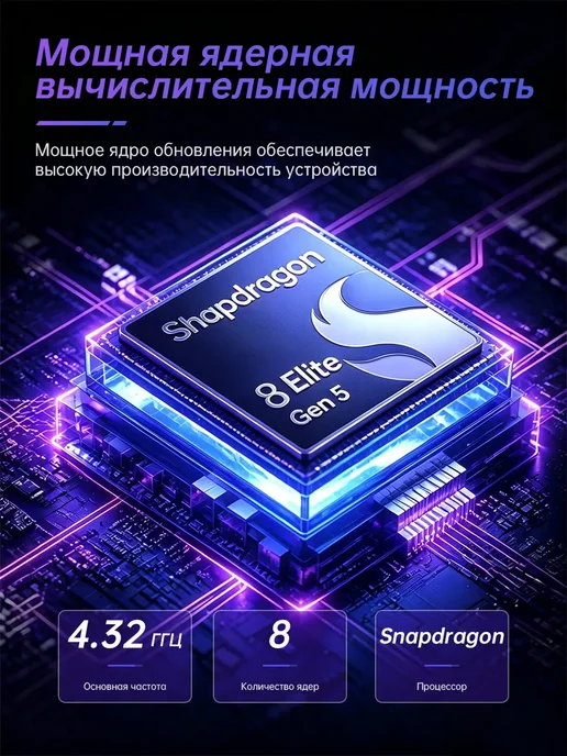 планшет 12,8″ OLED 4K—32ГБ+2ТБ, Snapdragon 8 Elite Gen 5, 32 ГБ, 2 ТБ, фото 4